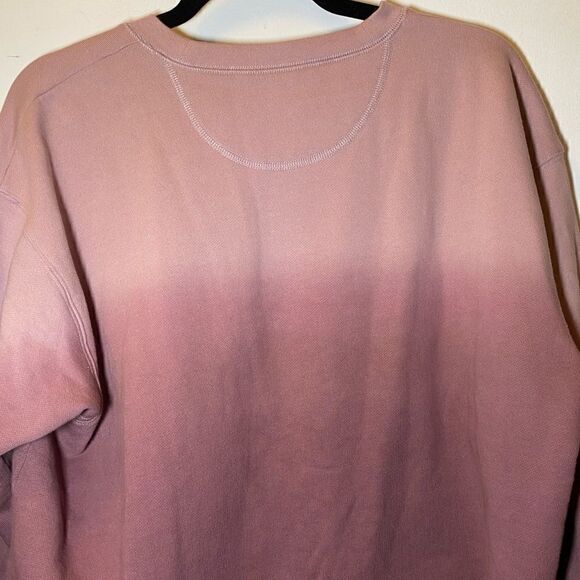 MADEWELL Dip-Dye (Re)sourced Cotton Swing Sweatshirt Mauve Pink Women’s Small - Picture 8 of 11